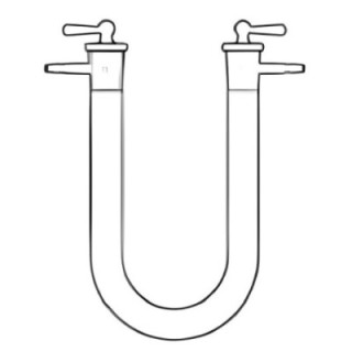 Calcium Chloride Tube Shape With Side Tube And 1/C Stopper for lab image-1