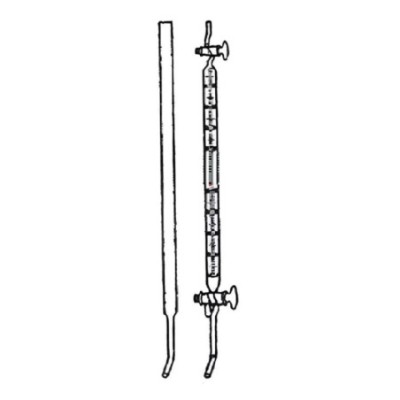 Buy Hample Gas Burette Two-Way Stopcock at Top & Bottom Lab