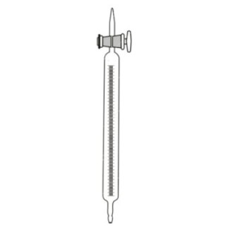 Boyle's Law Burette Graduated with Zero & Stopcock Lab image-1