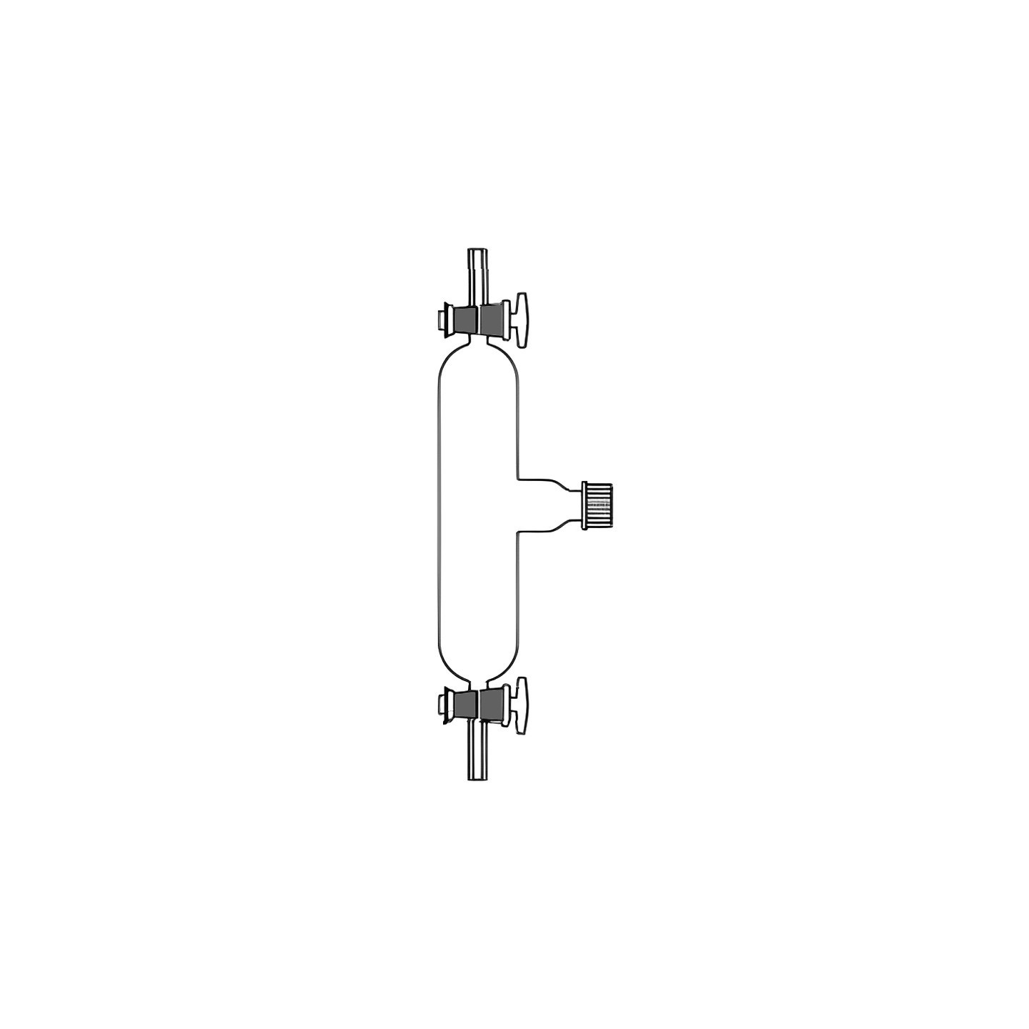 Buy Gas Tube 2 Stopcocks Side Tube Septa Get Deal