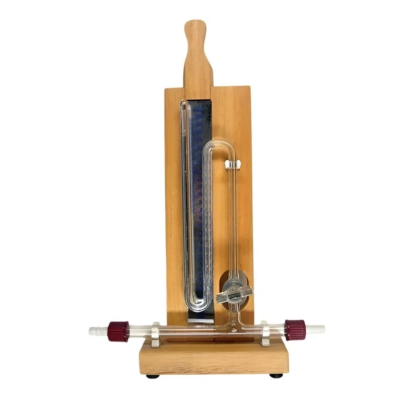  Manometer Bennert Type Anchutz 120-0-120mm Sliding Scale Lab image-2