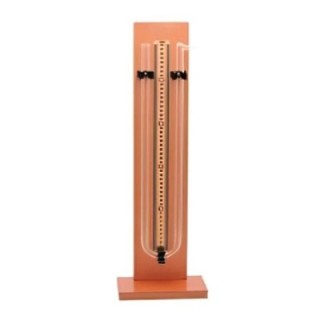 U-Tube Manometer on Wooden Stand 120-0-120mm Without Mercury Lab image-1