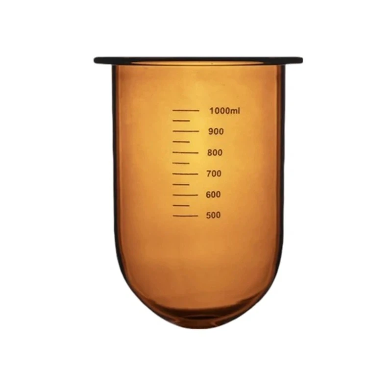 Dissolution Bowl Amber Glass With Graduation for lab image-1