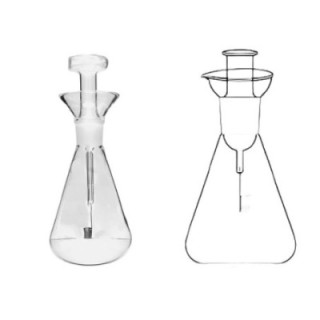 Schoinger Micro Combustion Flask (Oxygen Flask) 500 ml for lab image-1
