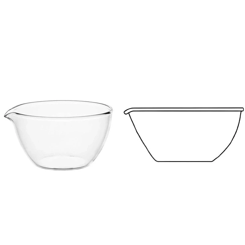 Dishes Evaporating Flat Bottom With Spout for lab image-1