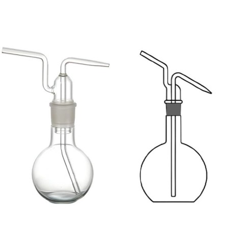 Wash Bottles With Interchangeable Joints for lab image-1