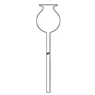 Thistle Funnel 30 Cm Stem for lab image-1