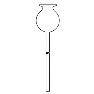 Thistle Funnel 30 Cm Stem for lab image-1