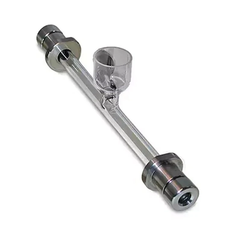 Polarimeter Tubes with Centre Cup Screw Caps & Glasses for Lab image-1