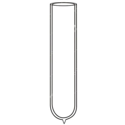 Dewar Flask Double Walled Cylindrical Evacuated Silvered for lab image-1