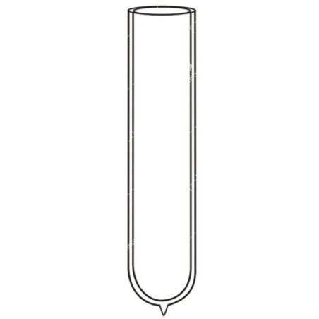 Dewar Flask Double Walled Cylindrical Evacuated Silvered for lab image-1