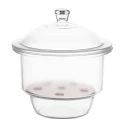  Dessicator Plain With Knobbed Lid & Porcelain Plate for Lab image-2