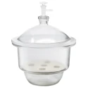 Dessicator Vacuum With Tubular Lid Ground Flanges for lab image-1