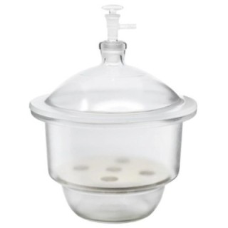 Dessicator Vacuum With Tubular Lid Ground Flanges for lab image-1