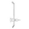 Stopcock L Shaped Long Glass Tube Twin Bore Stopper
