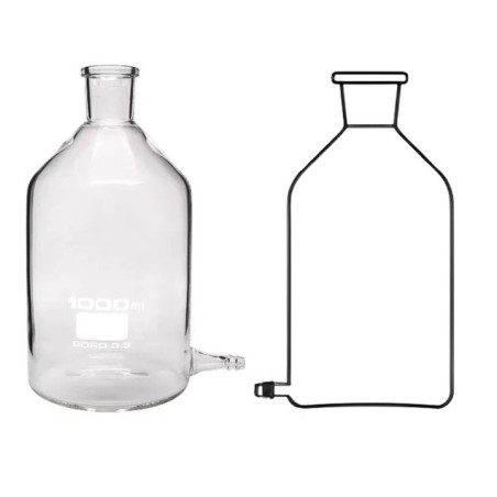 Aspirator Bottle 1000ml for Carbon Burette in Lab image-1