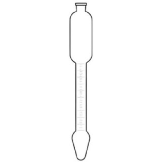 Butyrometer with Plain Neck & Stem 10% Dr. Gerber's for Lab image-1