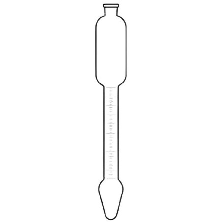 Butyrometer with Plain Neck & Stem 10% Dr. Gerber's for Lab image-1