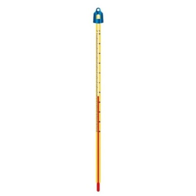 Chemical Thermometer Alcohol Filled 30cm for Lab with Graduation image-1