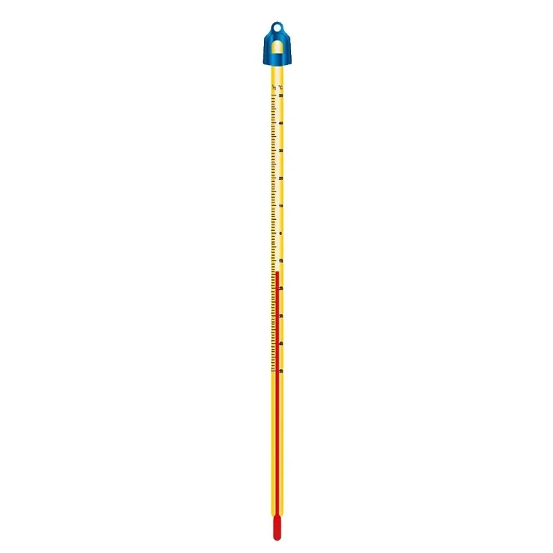 Chemical Thermometer Alcohol Filled 30cm for Lab with Graduation image-1
