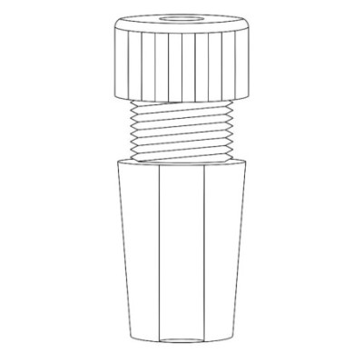 Adjustable PTFE Cone For Holding Thermometers for lab image-1