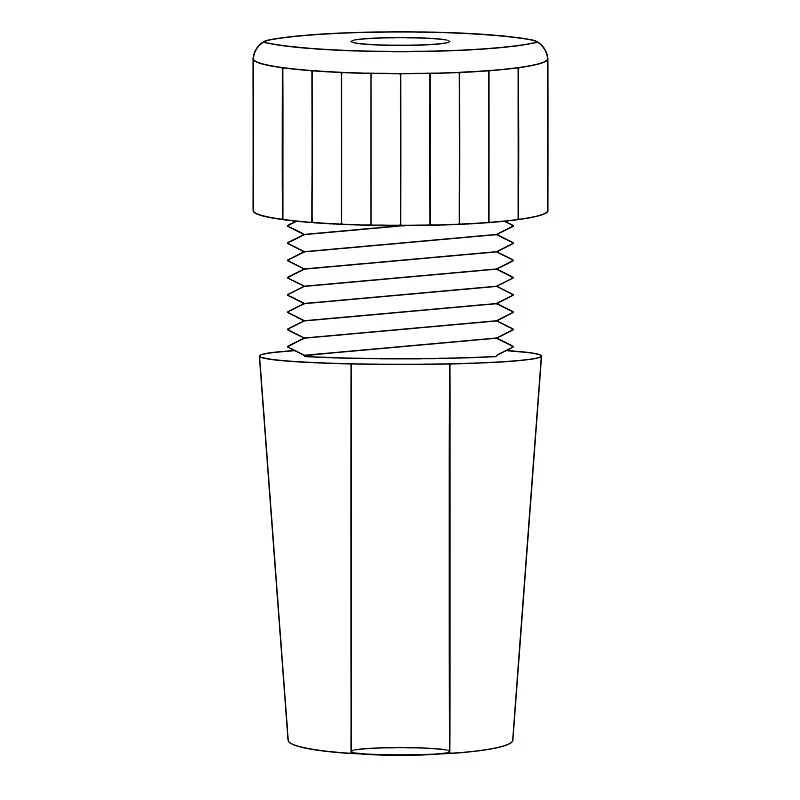 Adjustable PTFE Cone For Holding Thermometers for lab image-1