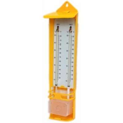 Wet And Dry Thermometer With Plastic Moulded Frame for lab image-1