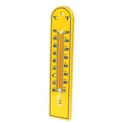 Wall Thermometer In Plastic Groove Type Base Plate 20 Cm for lab image-1