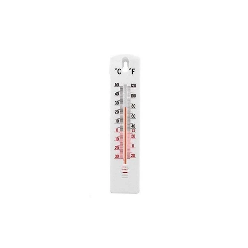  Wall Thermometer In Plastic Groove Type Base Plate 20 Cm for lab image-2