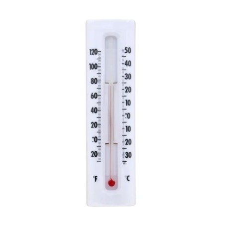 Wall Thermometer In Plastic Groove Type Base Plate 40 Cm for lab image-1
