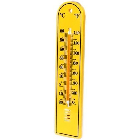 Buy Wall Thermometer Wooden Base 50Cm for lab at best price