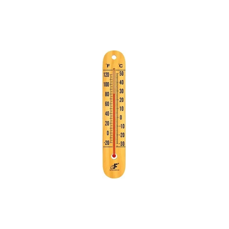 Buy Wall Thermometer Wooden Base 100Cm for lab at best price