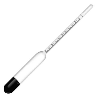 Specific Gravity Hydrometers 100° Range with Paper Scale for Lab image-1