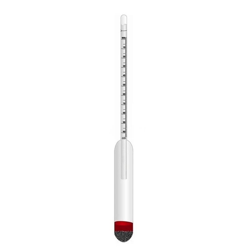  Specific Gravity Hydrometers 100° Range with Paper Scale for Lab image-2