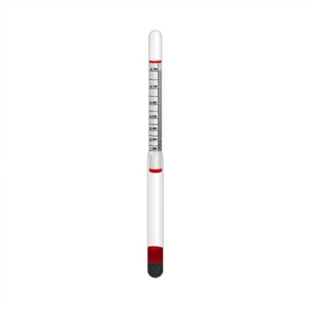 Beaume Hydrometer Shot Weighted With Paper Scale for lab image-1