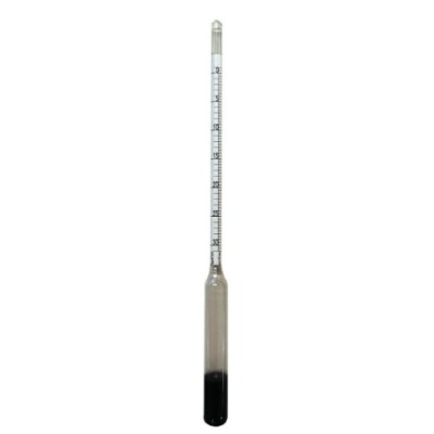 Beaume Hydrometer 10° Range with Paper Scale for Lab Use image-1