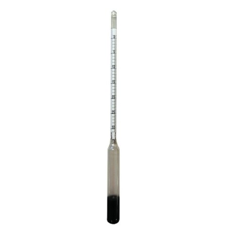 Beaume Hydrometer 10° Range with Paper Scale for Lab Use image-1