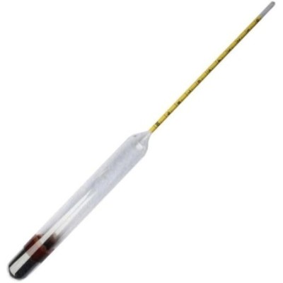 Brix Hydrometer Shot Weighted with Paper Scale for Lab Use image-1