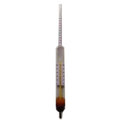 Brix Hydrometer Shot Weighted with Paper Scale for Lab Use image-1