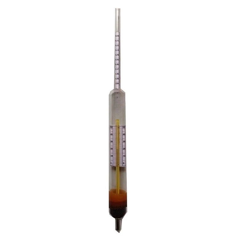 Brix Hydrometer Shot Weighted with Paper Scale for Lab Use image-1