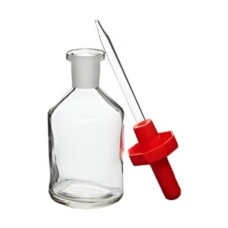 Dropping Bottle Soda Glass with Polythene Stopper for Lab Use image-1