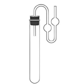 Gas Absorption Pipette with Rubber Cork for Lab Use image-1