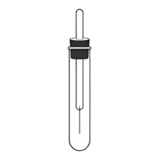 Platinum Wire 35x0.2mm Fused in Glass Rod for Lab Use image-1