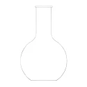 Round Bottom Flask/Flat Bottom With Socket for lab image-1