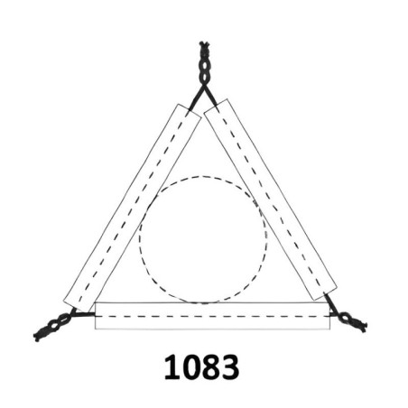 Silica Triangle On Nichrome for lab image-1