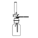 Potometer Farmer's with Borosilicate Glass Bottle for Lab Use image-1