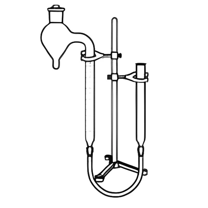 Respirometer with Graduated Tube Rubber Tubing for Lab Use image-1