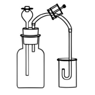 Demonstration Respiroscope With Borosilicate Glass Bottle for lab image-1