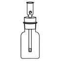 Willmout Bubbler With Borosilicate Glass Bottle for lab image-1