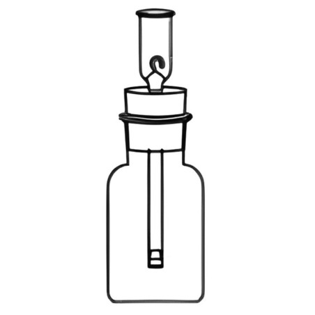 Willmout Bubbler With Borosilicate Glass Bottle for lab image-1